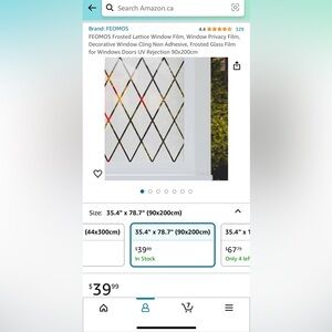 Branch New Never Opened Lattice Window Film